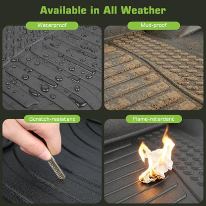 Floor Mats for Chevy/Chevrolet Sonic 2012-2020, Heavy Duty TPE Waterproof Non-Slip All Weather Protection Custom