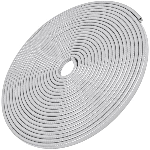 66Ft(20.2M) Long Car Door Edge Guards, U Shape Edge Trim Rubber Seal Protector Car Door Protection Anti-Collision Rubber Clips Easy to Cut No Need Adhesive Fit for Most Vehicles| Grey - color: Gray, size: 66FT