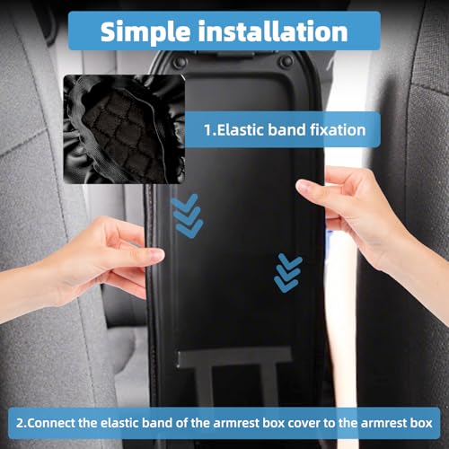 Center Console Armrest Cover for Honda Civic 2006 2007 2008 2009 2010 2011 Fully Covered Anti-Scratch Protector Interior Accessories - size: Compatible with Civic 2006-2011