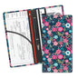 Leather Car Registration and Insurance Card Holder, Cute Car Accessories Vehicle Glove Box Car Organizer for Documents, Cards, License Purple Boho Flowers - color: Purple Boho Flowers
