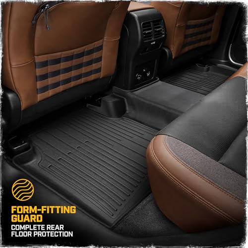 CAT® JustFit™ 3D All Weather Floor Mats for Ford Bronco Sport ONLY 2021-2026, Custom Fit Heavy-Duty Rubber Car Mats Full Set for 4 Door Models, (Not for Rubberized Floors)