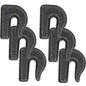 6Pack 3/8'' Weld-On Forged Clevis Grab Chain Hooks, Heavy Duty Forged Grade 70 Grade Utility Hook -6600 LBS Capacity Weldable for Trailer Truck,Rigging,Car,SUV,Tractors Loader Bucket