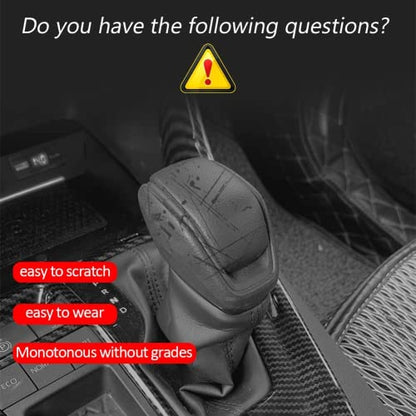 for Toyota RAV4 2023-2019 Gear Shift Knob Cover Carbon Fiber Grain Interior Protective Gear Shift Trim for Toyota Highlander 2023-2020 - color: Gear Shift Knob Cover