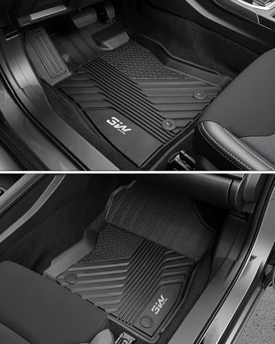 3W Floor Mats & Cargo Liner Fit for 2024 2025 2026 Subaru Crosstrek/2024 2025 2026 Subaru Impreza, All Weather TPE Car Liner Custom Fit for Crosstrek & Impreza Accessories (NOT for Hybrid) - size: 2.For Subaru Crosstrek | 24-25 | Combo Set