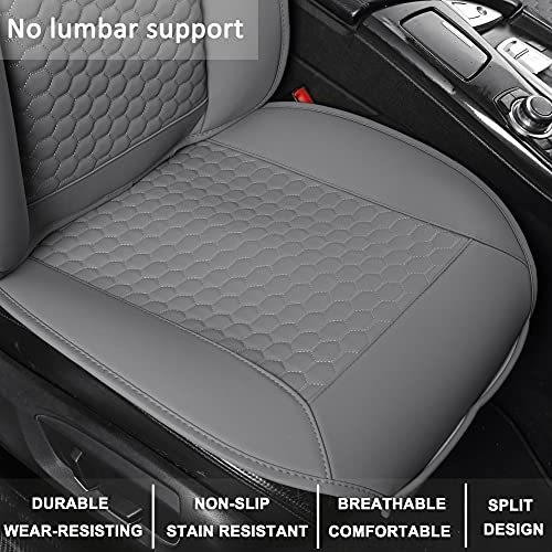 Black Panther Car Seat Cover, 1 Piece Universal Sideless Driver Seat Protector, Universal Fit 95% Vehicles, Without Lumbar Support (Gray) - color: 1 Piece Gray(without Lumbar Support)