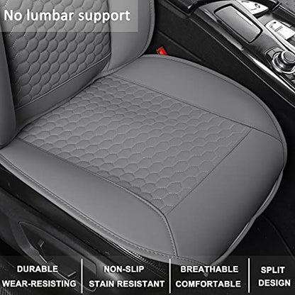 Black Panther Car Seat Cover, 1 Piece Universal Sideless Driver Seat Protector, Universal Fit 95% Vehicles, Without Lumbar Support (Gray) - color: 1 Piece Gray(without Lumbar Support)