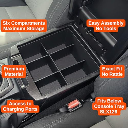 Vehicle OCD - Center Console Organizer for Toyota Tacoma (2016-2023) - Made in USA - SLX113 - size: 2016-2023, style: Center Console Organizer