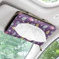 Leathr Egg Print Visor Tissue Holder with Zipper Car Tissue Box Holder Hanging Back Seat Durable Visor Tissue Holder Universal Fit Most Cars - color: Colorful Egg