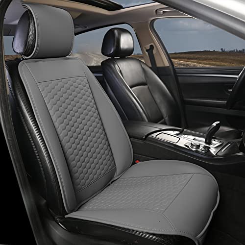 Black Panther Car Seat Cover, 1 Piece Universal Sideless Driver Seat Protector, Universal Fit 95% Vehicles, Without Lumbar Support (Gray) - color: 1 Piece Gray(without Lumbar Support)