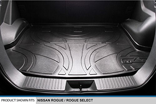 SMARTLINER All Weather Custom Fit Cargo Trunk Liner Floor Mat Compatible with 2008-2013 Nissan Rogue