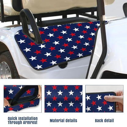 Golf Cart Seat Covers Golf Cart Seat Towel Blanket Group - color: American Flag Pattern Blue