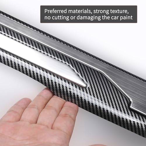 10 Pcs Car Door Sill Protector for 2016-2023 Toyota Tacoma Double & Crew Cab - Premium Stainless Steel & ABS Plastic Door Entry Guards for Tacoma - Easy Install, Scratch Resistant, Waterproof