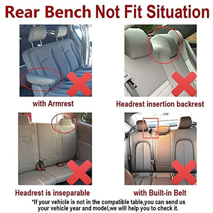 Flying Banner Car Seat Covers Front Seats Rear Bench Polyester car seat Protectors Easy installations Rear Bench Split Classic Man Lady Truck (Full Set - Low Back, Black Purple)… - color: Purple