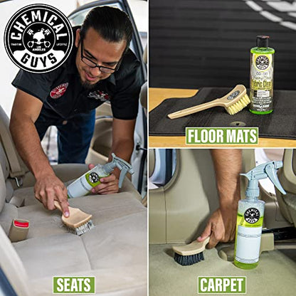 Chemical Guys Foaming Citrus Fabric Clean, Carpet and Upholstery Cleaner - Car Carpet Cleaner for Seats, and Floor Mats, Safe for Home, Office & More, Citrus Scent - 16 oz - size: 16 Fl Oz (Pack of 1)
