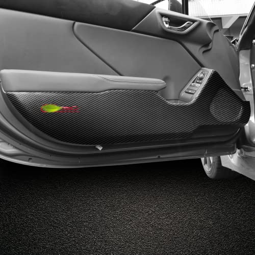 Car Door Anti Kick Pad for Toyota GR86 2021 2022 2023 2024 2025 Protective Stickers Interior Decals Accessories Self-Adhesive Side Edge Protection Mats Cover Carbon Fiber Pattern