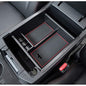 JDMCAR Center Console Organizer Compatible with Toyota 4Runner Accessories 2010-2024 and Kia Telluride (2020-2024), Insert ABS Black Materials 4 Runner Tray, Armrest Box Secondary Storage -Red Trim - color: RED