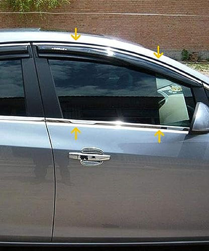 1/2 Inch Wide Chrome Tape,25FT Chrome Tape for Cars,Car Accessories Car Trim,Automotive Chromes Trim Molding,Auto Body Chromes Trims Strip,Universal Trims for Most Truck RV Door Window