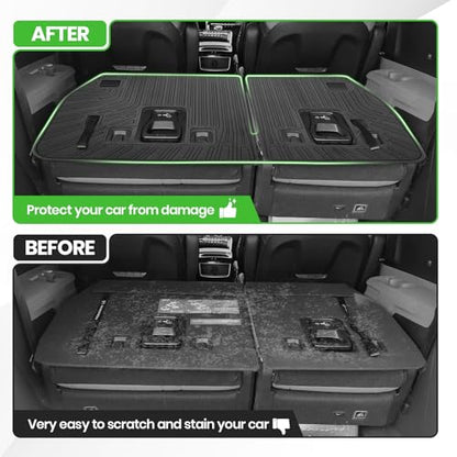 Carnival Cargo Liner - Trunk Mat for Kia Carnival 2022-2025 2026, All Weather Cargo Mat for Carnival Accessories, Heavy Duty Car Mats, Car Accessories - size: 4)Kia Carnival 22-26