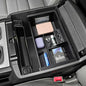 Center Console Organizer Tray Compatible with GMC Sierra 1500 Accessories/Silverado 1500 2014-2018 / Silverado 2500/3500 HD 15-19 /Suburban/Tahoe/Yukon 15-20 Armrest Storage Box (Black Trim) - color: Black