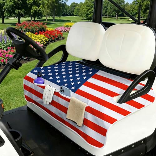 Golf Cart Seat Covers Golf Cart Seat Towel Blanket Group - color: American Flag Pattern 03
