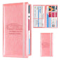 Leather Car Registration and Insurance Holder - Vehicle Glove Box Car Organizer,Auto Truck Comparment Accessories Case with Magnetic Closure for Driver License, Cards (Pink) - color: Pink