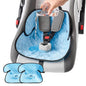2 Pack Waterproof Piddle Pads Carseat Potty Training Car Seat Protector Waterproof Car Seat Liner Cover to Prevent Pee - color: Blue
