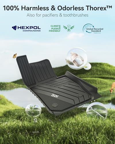 3W Floor Mats & Cargo Liner Custom Fit for 2019-2025 2026 G20 BMW 3 Series 330i Sedan, TPE All Weather Floor Liner for BMW 3 Series G20 1st and 2nd Row Full Set Car Mats (NOT for 330e/GT) - style: 5) 3 Series 2019-2026 | Full Set