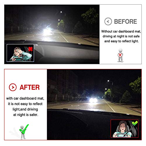 Autorder Dashboard Cover Mat for 2020-2025 2026 Nissan Sentra Accessories Dash Cover Flannel Dash Mat Sunshade Glare UV Rays Protector - size: For Nissan Sentra 2020-2026