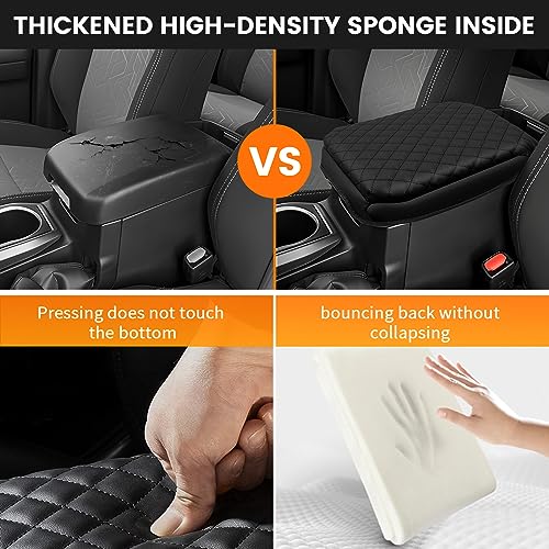 Custom Fit for Center Console Cover Toyota Tacoma 2016-2023 Armrest Cover Center Console Pad Interior Accessories Car Armrest Seat Box Cover Protector - size: Toyota Tacoma 2016-2023