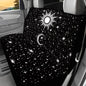 Black Car Seat Cover Old Truck Bench Seat Cover Sun Moon Star Print Car Rear Seat Cover for SUV Sedan Interior Car Accessories - color: 1 Sun Moon Star