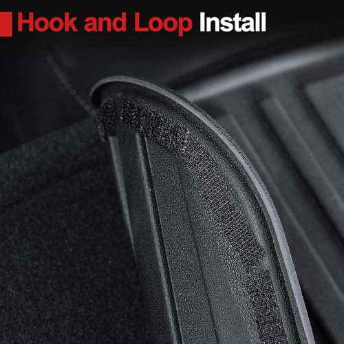 Backrest Mats for Acura MDX 2022-2026, All Weather TPE Black Second Row Seat Back Cover Mat Replacement for Honda Pilot 2023-2026 - color: Second Row Backrest Mat
