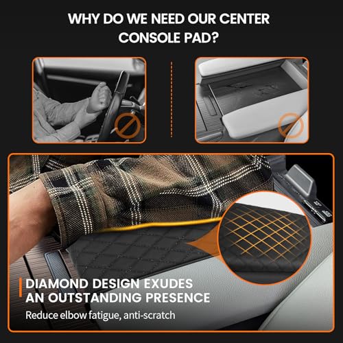 Custom Fit for Center Console Cover Toyota Sienna 2021 2022 2023 2024 2025 2026 Armrest Cover Center Console Pad Interior Accessories Car Armrest Seat Box Cover Protector - size: Toyota Sienna 2021-2024 2025 2026