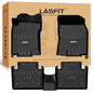 LASFIT Floor Mats for Nissan Rogue 2014-2020 (Not Fit Rogue Sport or Select), All Weather TPE Custom Fit Durable Floor Liners for Rogue S/SV/SL 2020 2019 2018 2017-2014 1st & 2nd Row Car Mats