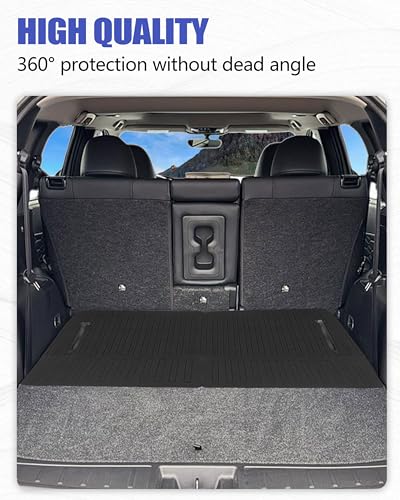 Backrest Mat for Mitsubishi Outlander Accessories 2022-2025 2026 with Velcro Cargo Trunk Liner All Weather Split Dog Liner Pet Mat 4 PCS - size: Backrest Mat