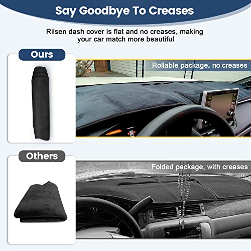 Dashboard Cover Mat Custom Fit for Honda Civic 2022 2023 2024 2025 2026 Dash Cover for 11th Gen Nonslip Dash Mat Protector Sunshade No Glare Black