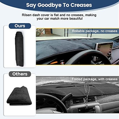 Dashboard Cover Mat Custom Fit for Honda Civic 2022 2023 2024 2025 2026 Dash Cover for 11th Gen Nonslip Dash Mat Protector Sunshade No Glare Black