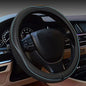 Car Steering Wheel Cover,Anti-Slip, Safety, Soft, Breathable,Heavy Duty, Thick,Full Surround,Sports Style (Black with Light Blue Line) - color: Black with Light Blue Line
