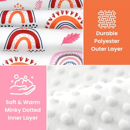 Car Seat Cover Baby, Carseat Covers Baby Girl, Winter Infant Car Seat Cover, Warm Minky Car Seat Canopy, Baby Carrier Cover with Peekaboo Opening, Multi Use Nursing Cover & Toddler Blanket