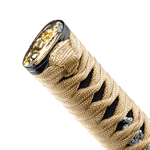 JDMBESTBOY Samurai Sword Gold Black Shift Knob Shifter Alloy Katana Adapters Universal 20cm - color: Gold Black, size: 20cm