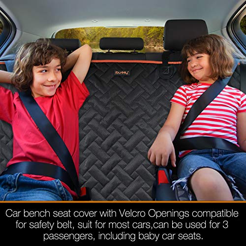 Heavy Duty Back Seat Cover for Truck , 100% Waterproof & Odor-Free Dog Seat Protector for F150 F250 Chevy Silverado Ram Sierra, Scratch-proof Eco-Friendly Back Seat Cover for Dogs, Kids, Tools & Gear - size: Regular for Truck