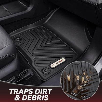 YITAMOTOR Floor Mats Fit Toyota Sienna 7 Seats 2021-2026 (Not Fit 25 26 Platinum), TPE All-Weather Custom Fit Floor Liners for Sienna XLE/XSE/Limited/Edition, 1st & 2nd & 3rd Row & Cargo Liner, Black - style: 2021-2026 Toyota Sienna 7 Seat Floor Mats Full