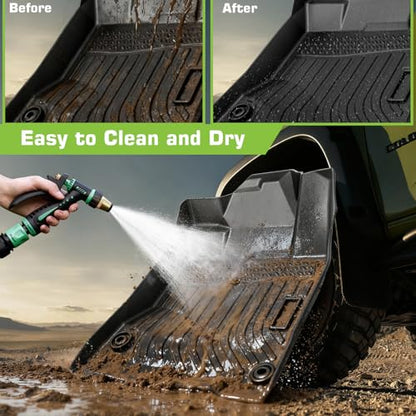 Floor Mats for Chevy/Chevrolet Sonic 2012-2020, Heavy Duty TPE Waterproof Non-Slip All Weather Protection Custom