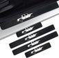 4 Pieces Car Door Sill Protector,Carbon Fiber Threshold Anti-Scratch Sticker Door Edge/Rear Guard Protection White - color: 4pcs-t-j-G-WHITE