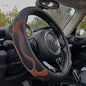PINCTROT Comfy Grip Steering Wheel Cover, Anti-Slip Design, Universal 14.5-15 Inch(Silicone Brown) - color: 8.Brown, size: Medium(Standard) Size[14 1/2''-15'']