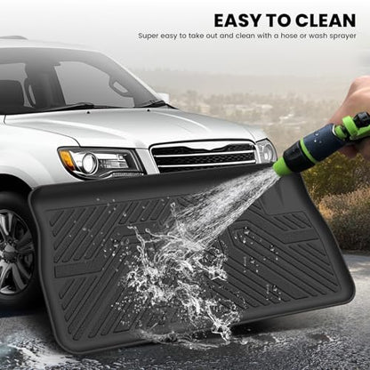 LASFIT Cargo Liner & Backrest Mat for Dodge Grand Caravan 2008-2020/ Chrysler Town & Country 2008-2016 All Weather TPE Custom Fit Truck Mat Car Liner Non-Slip, Black - size: 2008-2016|For Town&Country|Cargo&Backrest Mat