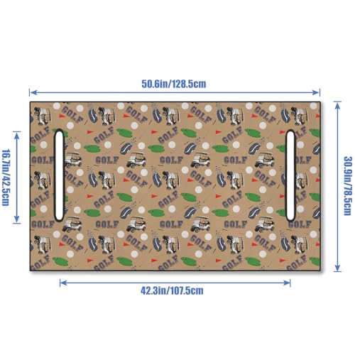 Golf Cart Seat Covers Golf Cart Seat Towel Blanket Group - color: Brown Golf