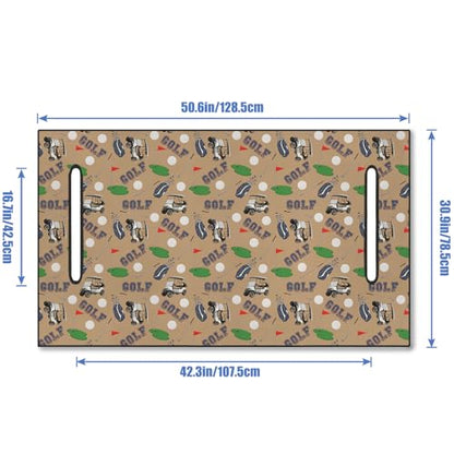 Golf Cart Seat Covers Golf Cart Seat Towel Blanket Group - color: Brown Golf