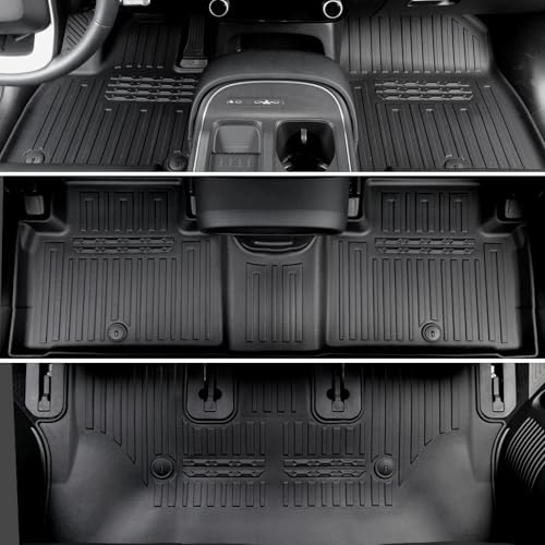 Floor Mats for Hyundai Palisade Gasoline 2026, All Weather Floor Mats Trunk Cargo Liner with Backrest Protectors Accessories, Full Coverage Set (Fit 7/8 Seats) - size: For Hyundai Palisade | 2026