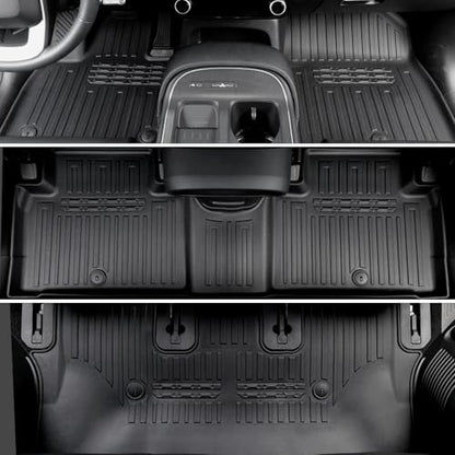 Floor Mats for Hyundai Palisade Gasoline 2026, All Weather Floor Mats Trunk Cargo Liner with Backrest Protectors Accessories, Full Coverage Set (Fit 7/8 Seats) - size: For Hyundai Palisade | 2026