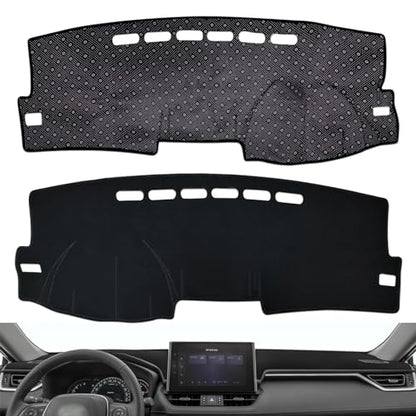 2007-2013 Toyota Corolla Instrument Panel Mat, Instrument Panel Covered with Carpet Pad Anti-Slip Instrument Panel Covered with Sun Glare UV Protector Black
